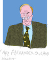 Cartoon: AfD candidate A Gauland (small) by gungor tagged german,election,2025