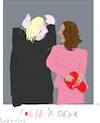 Cartoon: Folie for two (small) by gungor tagged two,nominees,for,2024,election,in,america