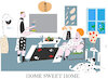 Cartoon: Home sweet home (small) by gungor tagged future,living,room