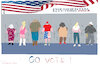 Cartoon: Let s get out the vote (small) by gungor tagged last,days,of,us,election,2024