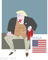 Cartoon: Make America great again (small) by gungor tagged trump,is,back