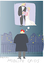 Cartoon: Marriage in crisis (small) by gungor tagged midlife,crisis,for,trump