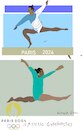 Cartoon: Sketches from Gym. at PO 2024 (small) by gungor tagged sketches,gymnastics,at,po,2024