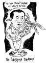 Cartoon: calm of japan (small) by JP tagged fukushima japan naoto kan atomic radioactivity