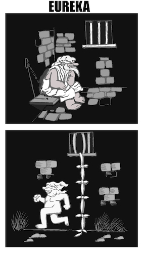 Cartoon: Archimedes... (medium) by berk-olgun tagged archimedes