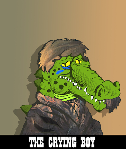 Crocodile Tears... By berk-olgun | Media & Culture Cartoon | TOONPOOL