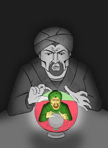 Cartoon: Fortune Teller... (medium) by berk-olgun tagged fortune,teller