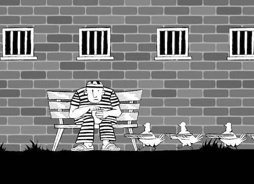 Jailhouse... By berk-olgun | Media & Culture Cartoon | TOONPOOL