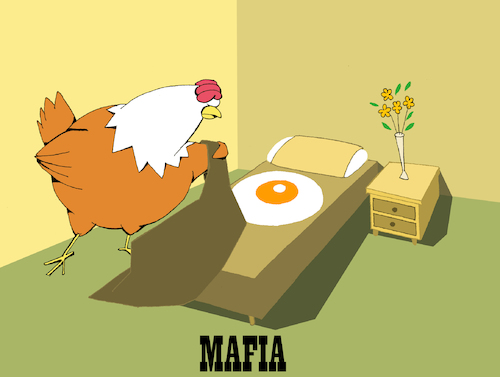 Cartoon: Mafia... (medium) by berk-olgun tagged mafia