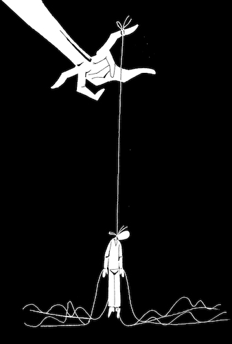 Cartoon: Suicide... (medium) by berk-olgun tagged suicide