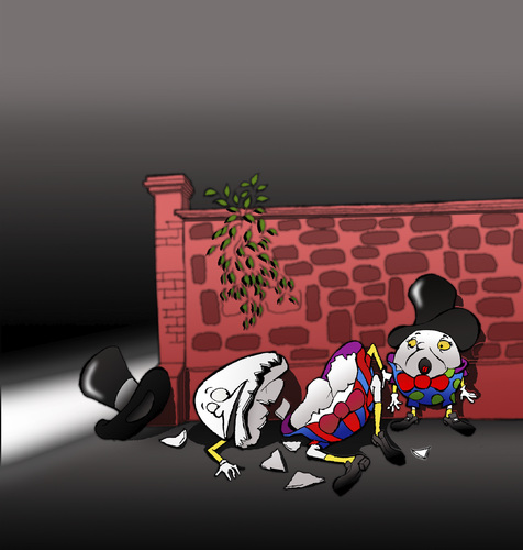 Cartoon: Young Humpty Dumpty... (medium) by berk-olgun tagged young,humpty,dumpty