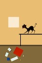 Cartoon: Black Cat... (small) by berk-olgun tagged black,cat