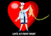 Cartoon: Love at First Sight... (small) by berk-olgun tagged love,at,first,sight