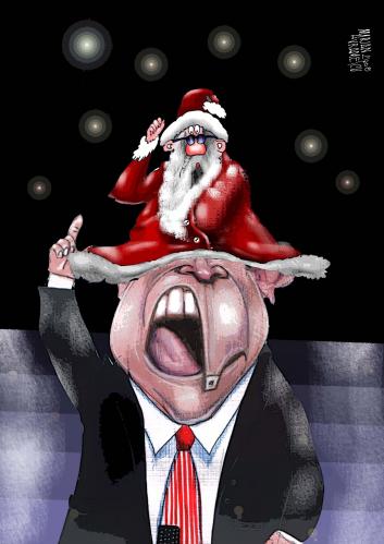 Cartoon: SANTA CLAUS (medium) by Marian Avramescu tagged eu