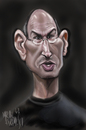 Cartoon: STEVE JOBS (small) by Marian Avramescu tagged mmmmmmmmmmm