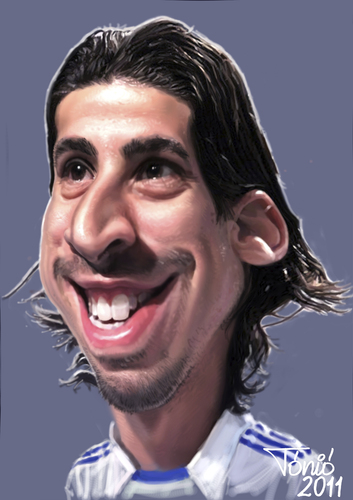 Sami Khedira By Tonio | Sports Cartoon | TOONPOOL