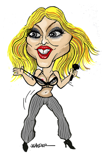 Madonna By jeander | Famous People Cartoon | TOONPOOL