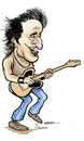 Cartoon: Bruce Springsteen (small) by jeander tagged bruce springsten artist singer musician
