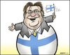 Cartoon: Timo Soini (small) by jeander tagged timo soini finland finnland election true finns party