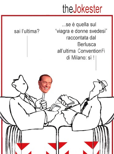 Cartoon: the jokester (medium) by Enzo Maneglia Man tagged vignetta,umorismo,grafico,satira,politica,nazionale,fighillearte,piccolomuseo,di,fighille,man,maneglia