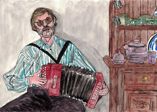 Accordion player