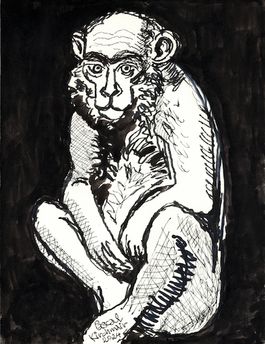 Cartoon: Affe (medium) by Pascal Kirchmair tagged affe,monkey,ape,primat,scultura,singe,machango,mono,scimmia,macao,sculpture,skulptur,illustration,ink,drawing,zeichnung,pascal,kirchmair,cartoon,caricature,karikatur,ilustracion,dibujo,desenho,ilustracao,illustrazione,illustratie,dessin,de,presse,tekening,teckning,cartum,vineta,comica,vignetta,caricatura,tusche,tuschezeichnung,portrait,retrato,porträt,ritratto,art,arte,kunst,artwork,encre,chine,tinta,china,inchiostro,nanquim,painting,pintura,peinture,dipinto,malerei,pittura,escultura,affe,monkey,ape,primat,scultura,singe,machango,mono,scimmia,macao,sculpture,skulptur,illustration,ink,drawing,zeichnung,pascal,kirchmair,cartoon,caricature,karikatur,ilustracion,dibujo,desenho,ilustracao,illustrazione,illustratie,dessin,de,presse,tekening,teckning,cartum,vineta,comica,vignetta,caricatura,tusche,tuschezeichnung,portrait,retrato,porträt,ritratto,art,arte,kunst,artwork,encre,chine,tinta,china,inchiostro,nanquim,painting,pintura,peinture,dipinto,malerei,pittura,escultura