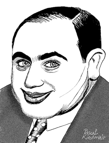 Al Capone By Pascal Kirchmair | Famous People Cartoon ...
