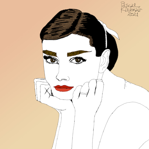 Cartoon: Audrey Hepburn (medium) by Pascal Kirchmair tagged audrey,hepburn,illustration,drawing,zeichnung,pascal,kirchmair,cartoon,caricature,karikatur,ilustracion,dibujo,desenho,ink,disegno,ilustracao,illustrazione,illustratie,dessin,de,presse,du,jour,art,of,the,day,tekening,teckning,cartum,vineta,comica,vignetta,caricatura,portrait,retrato,ritratto,portret,kunst,porträt,actress,hollywood,legend,frühstück,bei,breakfast,at,tiffanys,tiffany,actriz,actrice,attrice,atriz,audrey,hepburn,illustration,drawing,zeichnung,pascal,kirchmair,cartoon,caricature,karikatur,ilustracion,dibujo,desenho,ink,disegno,ilustracao,illustrazione,illustratie,dessin,de,presse,du,jour,art,of,the,day,tekening,teckning,cartum,vineta,comica,vignetta,caricatura,portrait,retrato,ritratto,portret,kunst,porträt,actress,hollywood,legend,frühstück,bei,breakfast,at,tiffanys,tiffany,actriz,actrice,attrice,atriz