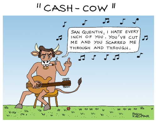 Cartoon: Cash cow (medium) by Pascal Kirchmair tagged johnny,cash,cow,humor,humour,drawing,illustration,zeichnung,ilustracion,ilustracao,dibujo,desenho,dessin,disegno,ritratto,pascal,kirchmair,caricature,karikatur,cartoon,tekening,portret,cartum,teckning,caricatura,karikatür,illustrazione,illustratie,impersonator,double,interpret,kuh,imitator,johnny,cash,cow,humor,humour,drawing,illustration,zeichnung,ilustracion,ilustracao,dibujo,desenho,dessin,disegno,ritratto,pascal,kirchmair,caricature,karikatur,cartoon,tekening,portret,cartum,teckning,caricatura,karikatür,illustrazione,illustratie,impersonator,double,interpret,kuh,imitator