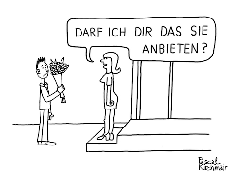 Cartoon: Date (medium) by Pascal Kirchmair tagged geschlechter,beziehung,dating,gefühle,siezen,duzen,du,sie,distanz,liebe,verliebt,love,humor,witz,humour,umorismo,humorous,spirito,illustration,drawing,zeichnung,pascal,kirchmair,cartoon,caricature,karikatur,ilustracion,dibujo,desenho,ink,disegno,ilustracao,illustrazione,illustratie,dessin,de,presse,tekening,teckning,cartum,vineta,comica,vignetta,caricatura,geschlechter,beziehung,dating,gefühle,siezen,duzen,du,sie,distanz,liebe,verliebt,love,humor,witz,humour,umorismo,humorous,spirito,illustration,drawing,zeichnung,pascal,kirchmair,cartoon,caricature,karikatur,ilustracion,dibujo,desenho,ink,disegno,ilustracao,illustrazione,illustratie,dessin,de,presse,tekening,teckning,cartum,vineta,comica,vignetta,caricatura