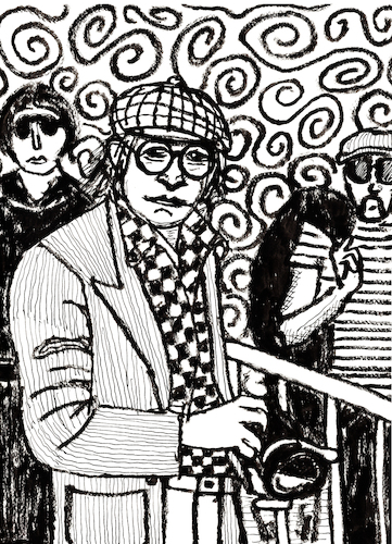 Cartoon: David Hockney with camera (medium) by Pascal Kirchmair tagged david,hockney,bradford,hollywood,la,los,angeles,artist,artiste,artista,kunst,künstler,illustration,ink,drawing,tusche,tuschezeichnung,zeichnung,pascal,kirchmair,cartoon,caricature,karikatur,ilustracion,dibujo,desenho,disegno,ilustracao,illustrazione,illustratie,dessin,de,presse,du,jour,art,of,the,day,tekening,teckning,cartum,vineta,comica,vignetta,caricatura,portrait,porträt,portret,retrato,ritratto,arte,mare,tv,maretv,kompakt,camera,kamera,dandy,great,britain,england,großbritannien,camara,david,hockney,bradford,hollywood,la,los,angeles,artist,artiste,artista,kunst,künstler,illustration,ink,drawing,tusche,tuschezeichnung,zeichnung,pascal,kirchmair,cartoon,caricature,karikatur,ilustracion,dibujo,desenho,disegno,ilustracao,illustrazione,illustratie,dessin,de,presse,du,jour,art,of,the,day,tekening,teckning,cartum,vineta,comica,vignetta,caricatura,portrait,porträt,portret,retrato,ritratto,arte,mare,tv,maretv,kompakt,camera,kamera,dandy,great,britain,england,großbritannien,camara