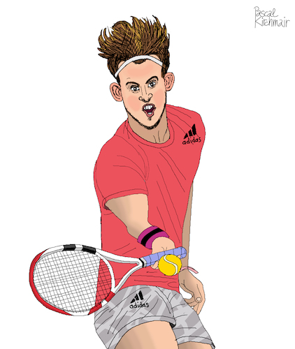 Cartoon: Dominic Thiem (medium) by Pascal Kirchmair tagged tennis,player,tenis,dominic,thiem,sieger,winner,us,open,new,york,flushing,meadows,champion,austria,austrian,österreich,österreicher,sport,sports,ink,tusche,tuschezeichnung,portrait,retrato,ritratto,porträt,irish,pub,illustration,drawing,zeichnung,pascal,kirchmair,cartoon,caricature,karikatur,ilustracion,dibujo,desenho,disegno,ilustracao,illustrazione,illustratie,dessin,de,presse,du,jour,art,of,the,day,tekening,teckning,cartum,vineta,comica,vignetta,caricatura,portret,tennis,player,tenis,dominic,thiem,sieger,winner,us,open,new,york,flushing,meadows,champion,austria,austrian,österreich,österreicher,sport,sports,ink,tusche,tuschezeichnung,portrait,retrato,ritratto,porträt,irish,pub,illustration,drawing,zeichnung,pascal,kirchmair,cartoon,caricature,karikatur,ilustracion,dibujo,desenho,disegno,ilustracao,illustrazione,illustratie,dessin,de,presse,du,jour,art,of,the,day,tekening,teckning,cartum,vineta,comica,vignetta,caricatura,portret