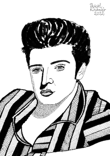 Cartoon: Elvis Presley (medium) by Pascal Kirchmair tagged love,me,tender,elvis,the,pelvis,king,presley,sänger,country,pop,rock,star,musik,musiker,musician,music,singer,songwriter,composer,illustration,drawing,zeichnung,pascal,kirchmair,cartoon,caricature,karikatur,ilustracion,dibujo,desenho,ink,disegno,ilustracao,illustrazione,illustratie,dessin,de,presse,du,jour,art,of,day,tekening,teckning,cartum,vineta,comica,vignetta,caricatura,portrait,portret,retrato,ritratto,porträt,drugs,and,roll,love,me,tender,elvis,the,pelvis,king,presley,sänger,country,pop,rock,star,musik,musiker,musician,music,singer,songwriter,composer,illustration,drawing,zeichnung,pascal,kirchmair,cartoon,caricature,karikatur,ilustracion,dibujo,desenho,ink,disegno,ilustracao,illustrazione,illustratie,dessin,de,presse,du,jour,art,of,day,tekening,teckning,cartum,vineta,comica,vignetta,caricatura,portrait,portret,retrato,ritratto,porträt,drugs,and,roll