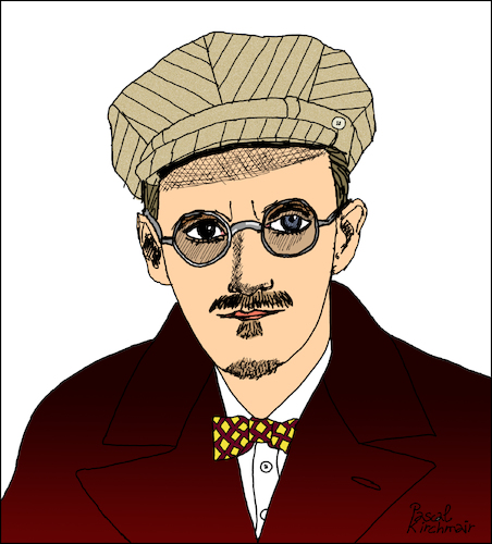 Cartoon: James Joyce (medium) by Pascal Kirchmair tagged james,joyce,caricature,cartoon,karikatur,portrait,retrato,pascal,kirchmair,dibujo,drawing,desenho,zeichnung,portret,ritratto,cartum,tekening,teckning,dessin,ilustracion,ilustracao,illustrazione,illustration,illustratie,dublin,ireland,irlanda,dubliners,finnegans,wake,ulysses,james,joyce,caricature,cartoon,karikatur,portrait,retrato,pascal,kirchmair,dibujo,drawing,desenho,zeichnung,portret,ritratto,cartum,tekening,teckning,dessin,ilustracion,ilustracao,illustrazione,illustration,illustratie,dublin,ireland,irlanda,dubliners,finnegans,wake,ulysses