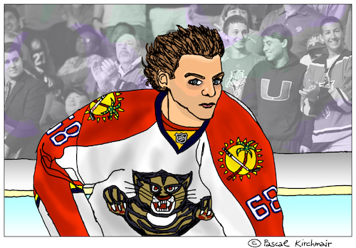 Cartoon: Jaromir Jagr (medium) by Pascal Kirchmair tagged jaromir,jagr,nhl,florida,panthers,lnh,caricature,cartoon,karikatur,illustration,drawing,pascal,kirchmair,vineta,comica,vignetta,ice,hockey,player,eishockey,usa,dibujo,desenho,disegno,zeichnung,dessin,jaromir,jagr,nhl,florida,panthers,lnh,caricature,cartoon,karikatur,illustration,drawing,pascal,kirchmair,vineta,comica,vignetta,ice,hockey,player,eishockey,usa,dibujo,desenho,disegno,zeichnung,dessin