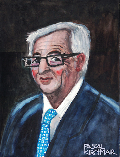 Cartoon: Jean-Claude Juncker (medium) by Pascal Kirchmair tagged jean,claude,juncker,caricature,portrait,retrato,karikatur,ritratto,porträt,pascal,kirchmair,dibujo,desenho,disegno,eu,ue,luxembourg,president,präsident,europe,europa,dessin,drawing,zeichnung,portret,cartum,cartoon,watercolour,aquarell,painting,peinture,pintura,dipinto,cuadro,quadro,jean,claude,juncker,caricature,portrait,retrato,karikatur,ritratto,porträt,pascal,kirchmair,dibujo,desenho,disegno,eu,ue,luxembourg,president,präsident,europe,europa,dessin,drawing,zeichnung,portret,cartum,cartoon,watercolour,aquarell,painting,peinture,pintura,dipinto,cuadro,quadro