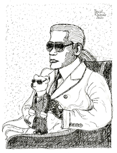 Cartoon: Karl Lagerfeld mit Stofftier (medium) by Pascal Kirchmair tagged coco,chanel,fashion,mode,label,moda,vogue,cats,katzen,gatos,gatti,chats,humour,umorismo,humorous,spirito,humor,karl,otto,lagerfeld,illustration,drawing,zeichnung,pascal,kirchmair,political,cartoon,caricature,karikatur,ilustracion,dibujo,desenho,ink,disegno,ilustracao,illustrazione,illustratie,dessin,de,presse,tekening,teckning,cartum,vineta,comica,vignetta,caricatura,puppe,poupee,stofftier,puppet,doll,plush,toy,soft,coco,chanel,fashion,mode,label,moda,vogue,cats,katzen,gatos,gatti,chats,humour,umorismo,humorous,spirito,humor,karl,otto,lagerfeld,illustration,drawing,zeichnung,pascal,kirchmair,political,cartoon,caricature,karikatur,ilustracion,dibujo,desenho,ink,disegno,ilustracao,illustrazione,illustratie,dessin,de,presse,tekening,teckning,cartum,vineta,comica,vignetta,caricatura,puppe,poupee,stofftier,puppet,doll,plush,toy,soft