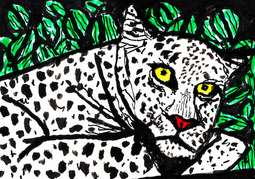 Cartoon: Leopard (medium) by Pascal Kirchmair tagged predator,raubkatze,predateur,felin,felino,fauve,predador,predatore,leopard,leopardo,big,cat,cats,katzen,gatos,gatti,chats,illustration,ink,drawing,zeichnung,pascal,kirchmair,cartoon,caricature,karikatur,ilustracion,dibujo,desenho,ilustracao,illustrazione,illustratie,dessin,de,presse,tekening,teckning,cartum,vineta,comica,vignetta,caricatura,tusche,tuschezeichnung,portrait,retrato,porträt,ritratto,art,arte,kunst,artwork,encre,chine,tinta,china,inchiostro,nanquim,pardo,predator,raubkatze,predateur,felin,felino,fauve,predador,predatore,leopard,leopardo,big,cat,cats,katzen,gatos,gatti,chats,illustration,ink,drawing,zeichnung,pascal,kirchmair,cartoon,caricature,karikatur,ilustracion,dibujo,desenho,ilustracao,illustrazione,illustratie,dessin,de,presse,tekening,teckning,cartum,vineta,comica,vignetta,caricatura,tusche,tuschezeichnung,portrait,retrato,porträt,ritratto,art,arte,kunst,artwork,encre,chine,tinta,china,inchiostro,nanquim,pardo