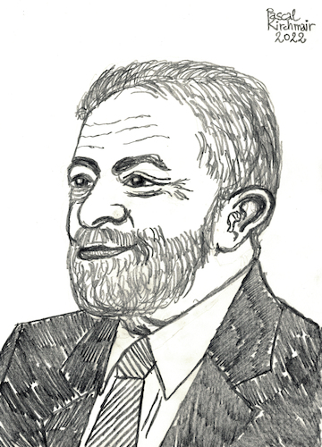 Cartoon: Lula (medium) by Pascal Kirchmair tagged brasil,brazil,luiz,inacio,lula,da,silva,bresil,brasile,brasilien,elder,statesman,porträt,ink,drawing,dessin,illustration,pascal,kirchmair,portrait,caricature,karikatur,premier,ministre,prime,minister,politicien,politiker,politician,homme,politique,premierminister,dibuix,zeichnung,cartoon,ilustracion,dibujo,desenho,disegno,ilustracao,illustrazione,illustratie,de,presse,du,jour,art,of,the,day,tekening,teckning,cartum,vineta,comica,vignetta,caricatura,portret,retrato,ritratto,arte,kunst,artwork,politics,politik,political,politische,brasil,brazil,luiz,inacio,lula,da,silva,bresil,brasile,brasilien,elder,statesman,porträt,ink,drawing,dessin,illustration,pascal,kirchmair,portrait,caricature,karikatur,premier,ministre,prime,minister,politicien,politiker,politician,homme,politique,premierminister,dibuix,zeichnung,cartoon,ilustracion,dibujo,desenho,disegno,ilustracao,illustrazione,illustratie,de,presse,du,jour,art,of,the,day,tekening,teckning,cartum,vineta,comica,vignetta,caricatura,portret,retrato,ritratto,arte,kunst,artwork,politics,politik,political,politische