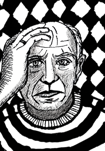 Pablo Picasso By Pascal Kirchmair Famous People Cartoon Toonpool 