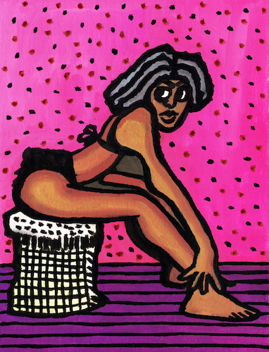 Cartoon: Peris (medium) by Pascal Kirchmair tagged african,sexy,powerfrau,sensual,sabrosa,ink,drawing,tusche,zeichnung,illustration,ilustracion,ilustracao,pascal,kirchmair,desenho,dibujo,dangerous,mistress,femdom,dessin,teen,teenager,africa,afrika,afrique,burlesque,lingerie,art,arte,kunst,milf,mature,housewife,hausfrau,caricatura,cartoon,caricature,karikatur,portrait,retrato,ritratto,girl,woman,gefährlich,porträt,sensuelle,sexo,erotik,erotic,erotismo,eroticism,erotisme,erotica,femme,frau,artwork,latina,mujer,painting,peinture,cuadro,quadro,pintura,dipinto,pittura,naive,malerei,naif,naiv,ebony,black,pouf,kissen,sitzkissen,seat,cushion