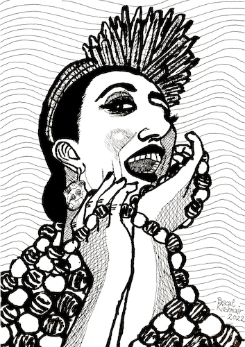 Cartoon: Rossy de Palma (medium) by Pascal Kirchmair tagged rossy,de,palma,pedro,almodovar,ilustracao,arte,kunst,star,musik,musiker,musician,music,singer,songwriter,composer,illustration,drawing,zeichnung,pascal,kirchmair,cartoon,caricature,karikatur,ilustracion,dibujo,desenho,ink,brush,disegno,illustrazione,illustratie,dessin,presse,du,jour,art,of,the,day,tekening,teckning,cartum,vineta,comica,vignetta,caricatura,portrait,portret,retrato,ritratto,porträt,actor,hollywood,schauspieler,pirat,pirate,fluch,der,karibik,pirates,caribbean,schmuck,jewel,jewellery,jewels,bijou,bijoux,actriz,actress,actrice,schauspielerin,attrice,rossy,de,palma,pedro,almodovar,ilustracao,arte,kunst,star,musik,musiker,musician,music,singer,songwriter,composer,illustration,drawing,zeichnung,pascal,kirchmair,cartoon,caricature,karikatur,ilustracion,dibujo,desenho,ink,brush,disegno,illustrazione,illustratie,dessin,presse,du,jour,art,of,the,day,tekening,teckning,cartum,vineta,comica,vignetta,caricatura,portrait,portret,retrato,ritratto,porträt,actor,hollywood,schauspieler,pirat,pirate,fluch,der,karibik,pirates,caribbean,schmuck,jewel,jewellery,jewels,bijou,bijoux,actriz,actress,actrice,schauspielerin,attrice