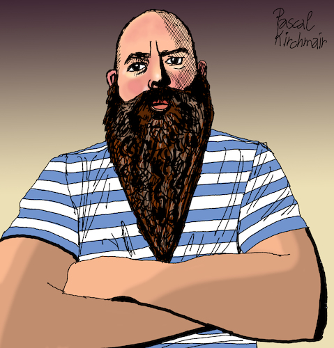 Cartoon: Thebeard Beard (medium) by Pascal Kirchmair tagged beefcake,beard,beards,popeye,muscleman,portrait,retrato,ritratto,drawing,dibujo,desenho,disegno,illustration,ilustracion,ilustracao,illustrazione,illustratie,zeichnung,dessin,du,jour,art,of,the,day,tekening,teckning,cartum,cartoon,vineta,comica,vignetta,caricature,caricatura,karikatur,pascal,kirchmair,beefcake,beard,beards,popeye,muscleman,portrait,retrato,ritratto,drawing,dibujo,desenho,disegno,illustration,ilustracion,ilustracao,illustrazione,illustratie,zeichnung,dessin,du,jour,art,of,the,day,tekening,teckning,cartum,cartoon,vineta,comica,vignetta,caricature,caricatura,karikatur,pascal,kirchmair