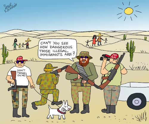 mexican immigration cartoon