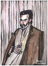 Cartoon: Helmut Dietl (small) by Pascal Kirchmair tagged helmut dietl karikatur aquarell cartoon portrait caricature