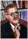 Cartoon: James Joyce (small) by Pascal Kirchmair tagged james,joyce,portrait,retrato,dibujo,drawing,illustration,ilustracion,ilustracao,illustrazione,caricature,pascal,kirchmair,caricatura,dublin,ireland,irlanda,tekening,illustratie,portret,cartum,cartoon