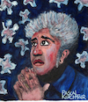 Cartoon: Pedro Almodovar (small) by Pascal Kirchmair tagged pedro almodovar cartoon caricature karikatur portrait dibujo dessin drawing desenho retrato pascal kirchmair