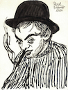 Cartoon: Roland Topor (small) by Pascal Kirchmair tagged roland,topor,theater,theatre,literatur,literature,schriftsteller,author,autor,autore,auteur,writer,dibujo,desenho,disegno,cartoon,caricature,karikatur,caricatura,pascal,kirchmair,ilustracao,ilustracion,art,arte,kunst,illustration,artist,artiste,artista,künstler,ink,drawing,tusche,tuschezeichnung,zeichnung,illustrazione,illustratie,dessin,de,presse,du,jour,of,the,day,tekening,teckning,cartum,vineta,comica,vignetta,portrait,porträt,portret,retrato,ritratto,artwork,france,frankreich,francia,paris,parigi,new,yorker,cartoonist,humour,humor,cartunista