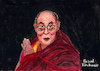 Cartoon: Tenzin Gyatso (small) by Pascal Kirchmair tagged 14 dalai lama tenzin gyatso cartoon zeichnung caricature illustration ilustracion pascal kirchmair portrait retrato ritratto drawing dibujo desenho disegno ilustracao illustrazione illustratie dessin du jour arte art of the day tekening teckning cartum vineta comica vignetta caricatura karikatur watercolour watercolor immagine image bild imagen imagem ink tusche acuarela aguarelaquarela aquarell aquarelle acquarello acquerello