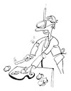 Cartoon: Man in the culinary process (small) by Kestutis tagged culinary,process,man,home,kestutis,lithuania,kitchen